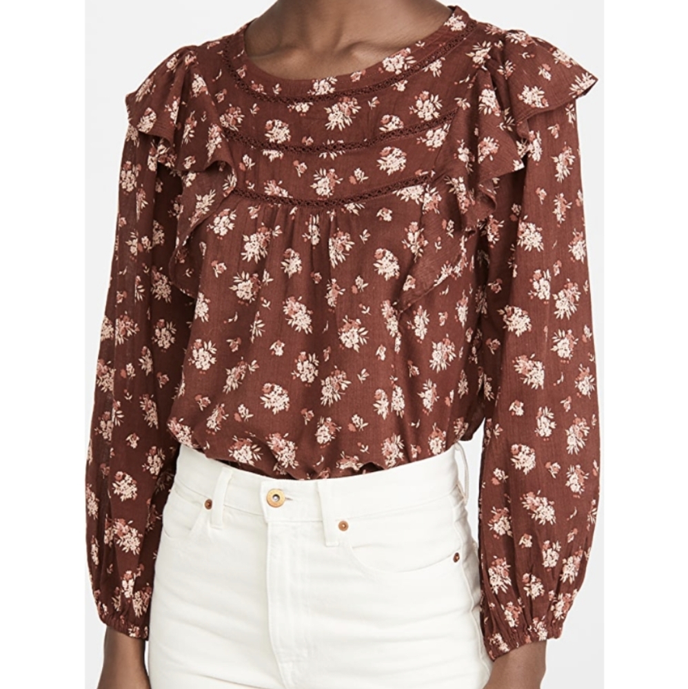 Madewell Avery Floral Top